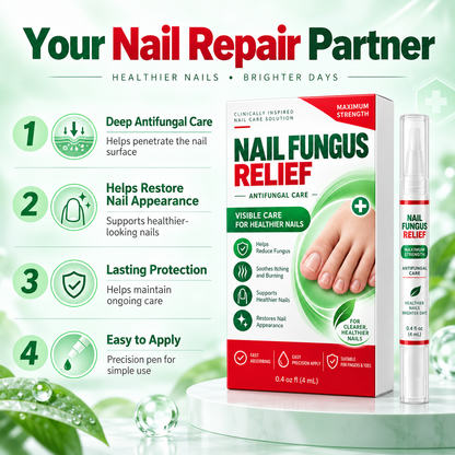 Antifungal Solution for Toenail or Fingernail, Nail Care - Nail Repair Remove Fungal problem