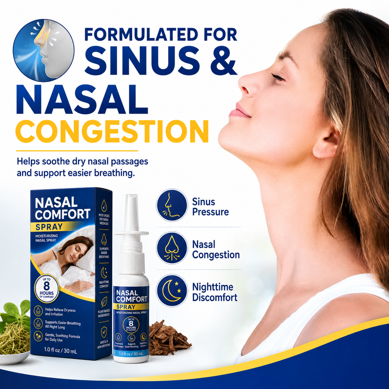 Nasal Comfort Spray product presentation