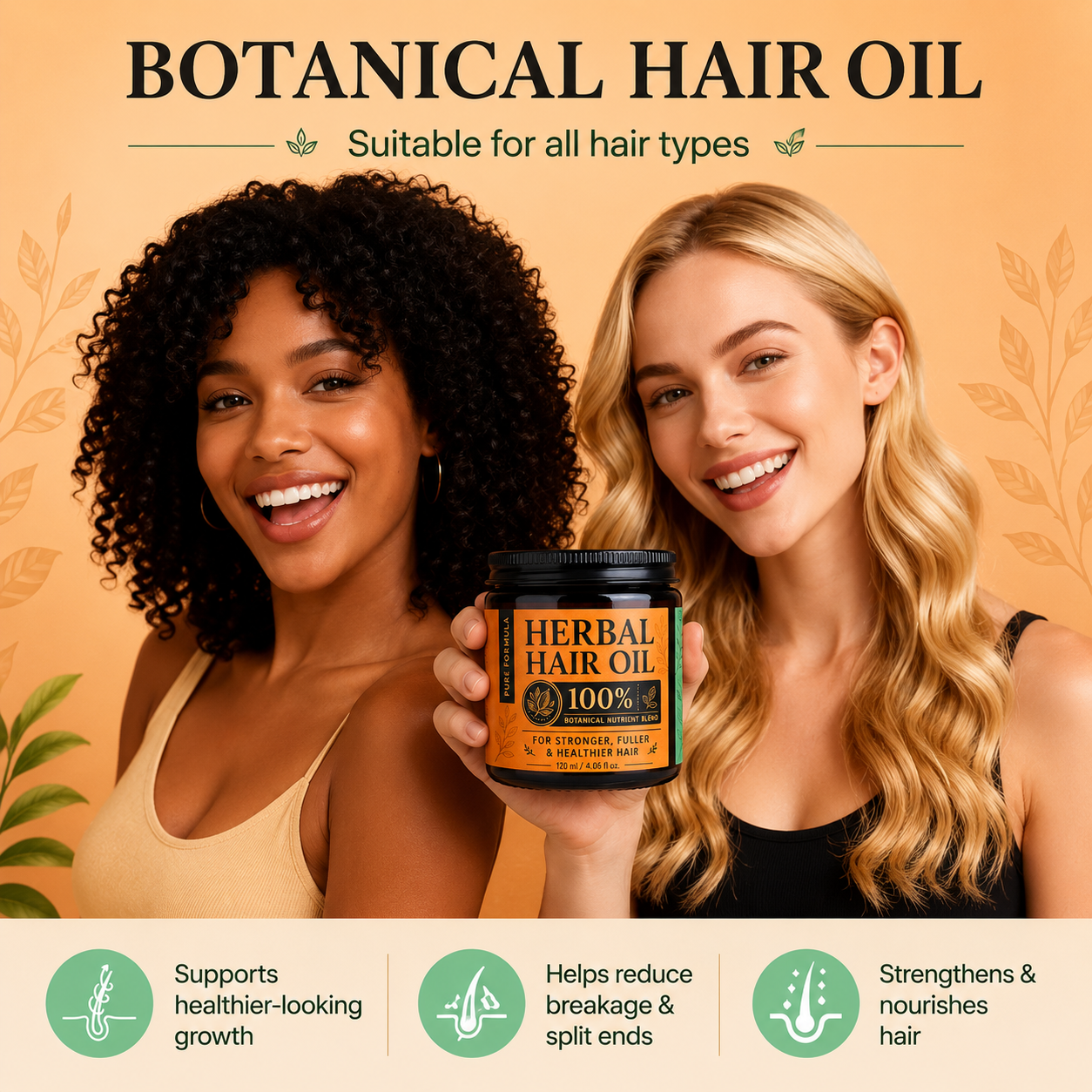 Herbal Hair Oil for Hair Growth,Raw Organic Batana Mask from Honduras