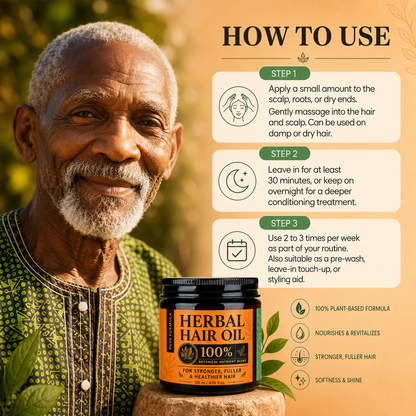 Herbal Hair Oil for Hair Growth,Raw Organic Batana Mask from Honduras