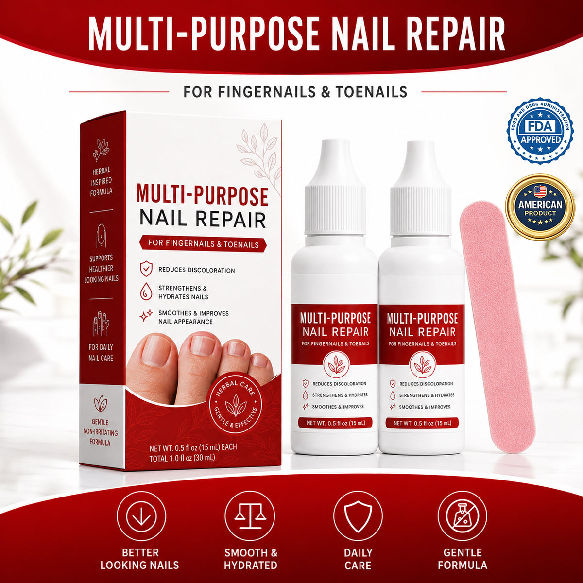 Multi-Purpose Nail Repair product set