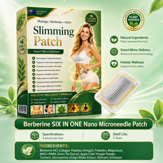 Berberine Slimming Microneedle Patch | 10-in-1 Weight Management Support