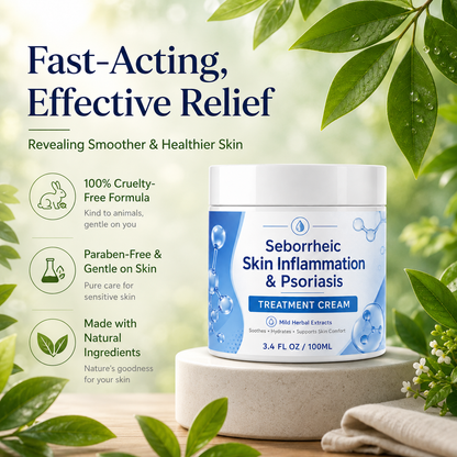 Scalp & Beard Psoriasis and Seborrheic Dermatitis Treatment Cream