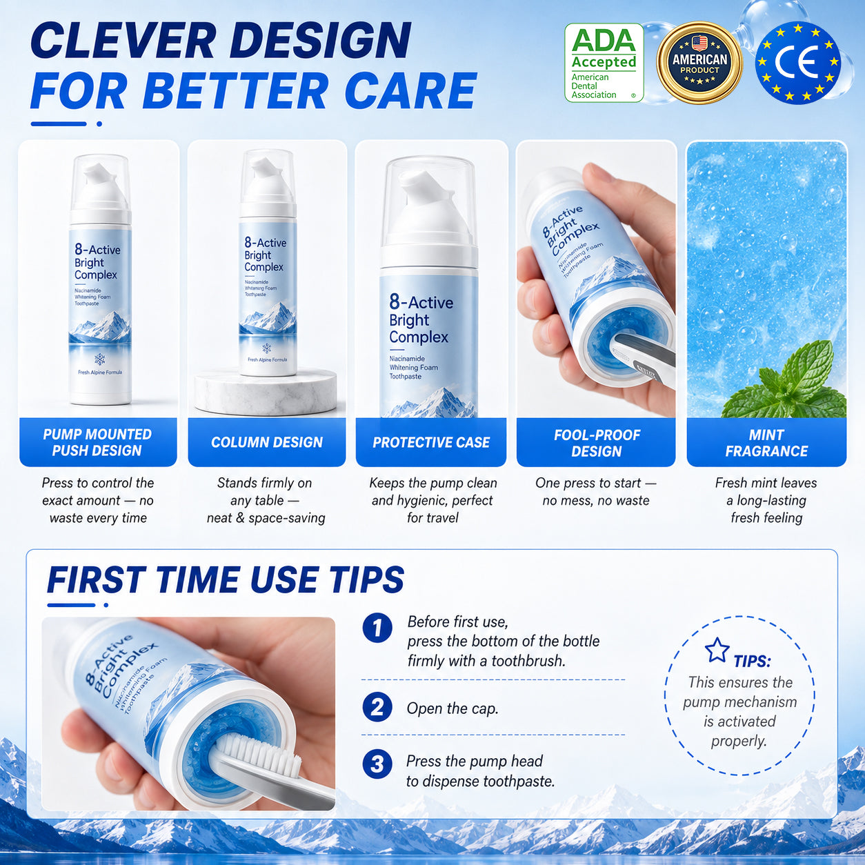 How to use foaming toothpaste
