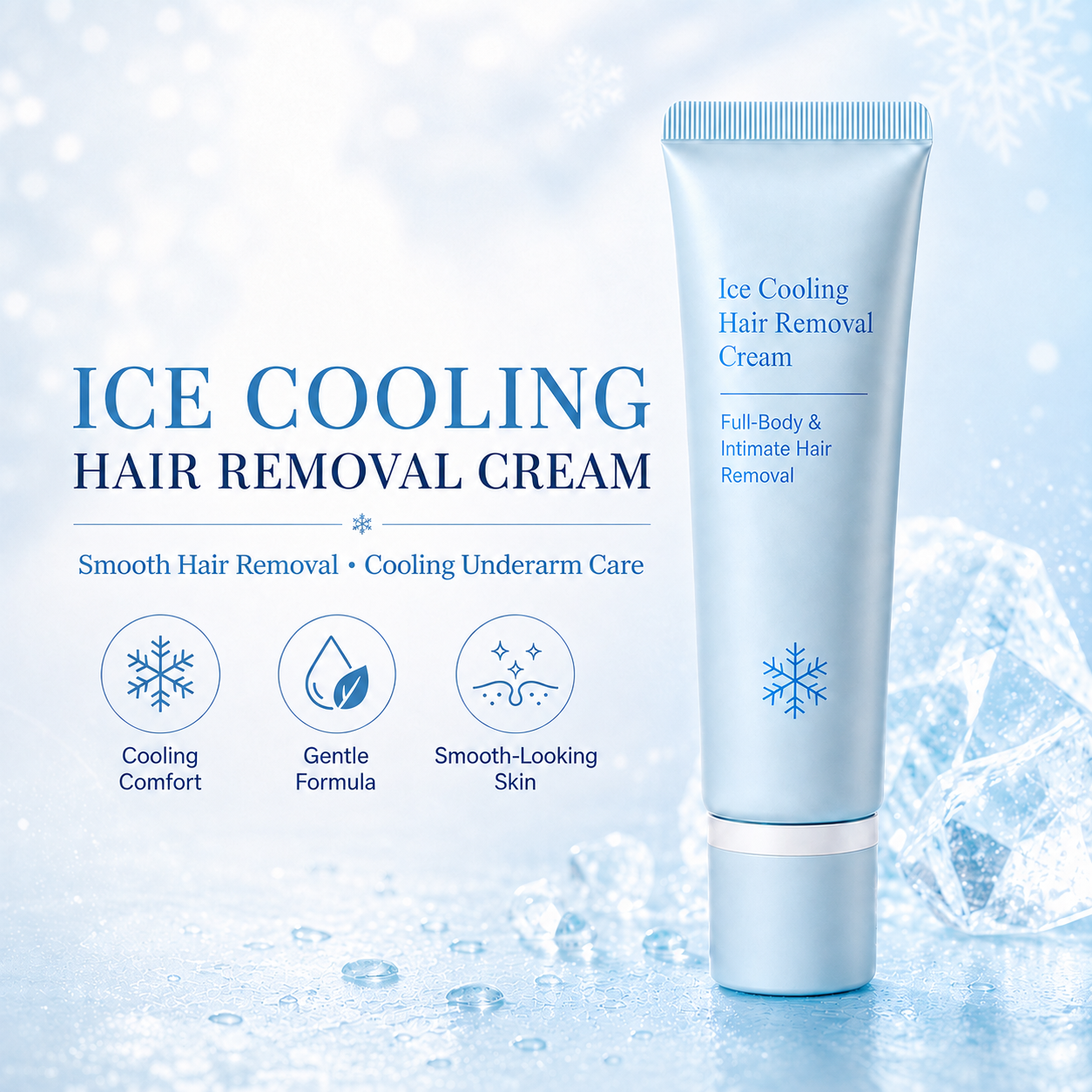 Ice CoolingHair Removal Cream