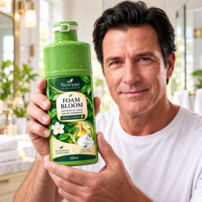 Long-Lasting Plant-Based Foam Hair Dye